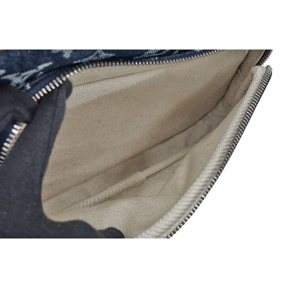 Louis Vuitton Nile Shoulder Bag Monogram Flower Denim
